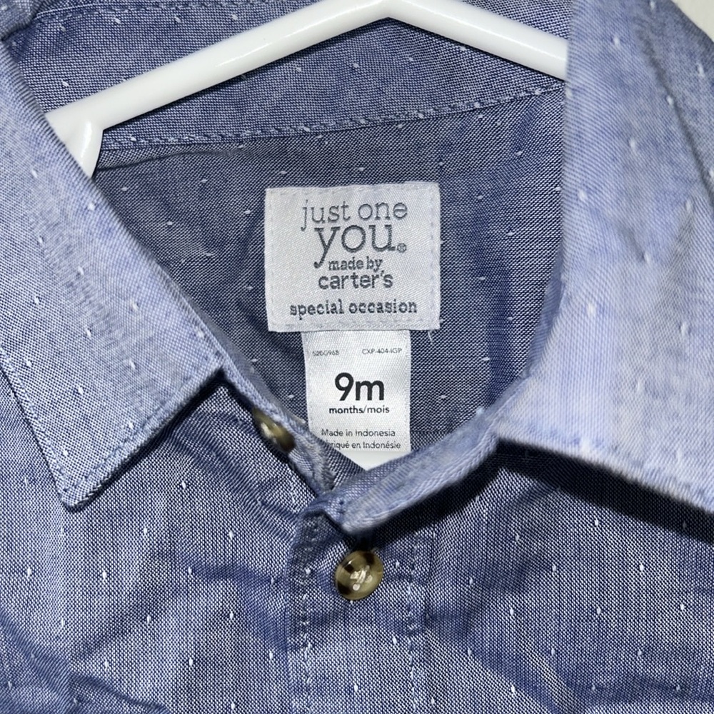 Carters blue button down - Picture 3 of 5